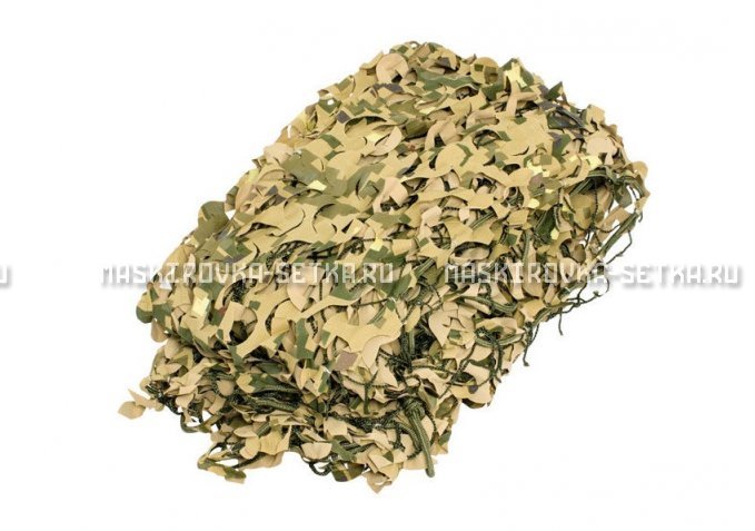 Массеть Camosystems Пейзаж-Профи Милитари 3D 1,8х6 м  – купить по цене 7700 руб. в интернет-магазине в городе Астрахань картинка 1