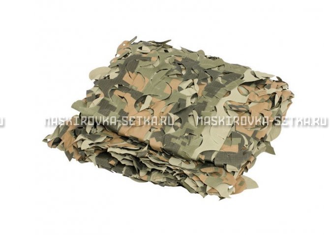 Сетка Camosystems Пейзаж Полынь 3D 2,4х6 м  – купить по цене 6200 руб. в интернет-магазине в городе Астрахань картинка 1