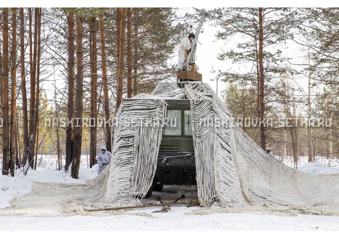 Маскировочный комплект МКТ-2С Снег 12х18 м без АП – купить по цене 58200 руб. в интернет-магазине в городе Астрахань картинка 1