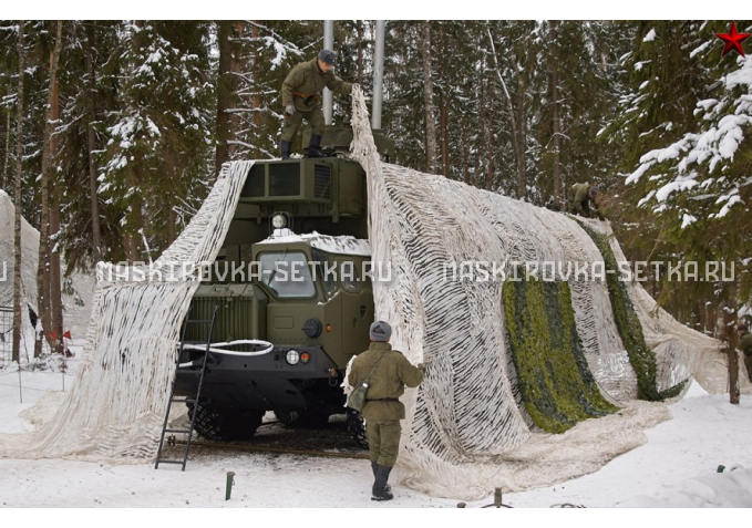 Маскировочный комплект МКТ-2С Снег 12х18 м без АП – купить по цене 58200 руб. в интернет-магазине в городе Астрахань картинка 8
